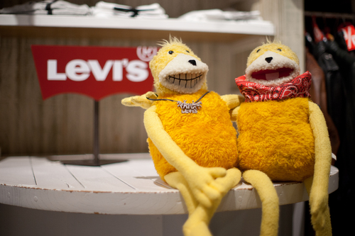 Levi&rsquo;s Dekoration im Original Jeans Store